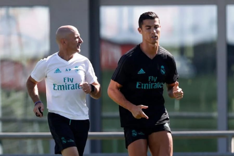 Cristiano Ronaldo visita al Real Madrid en Arabia